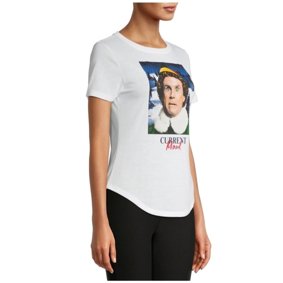 Elf Junior's Current Mood Holiday Graphic T-Shirt - Picture 2 of 5